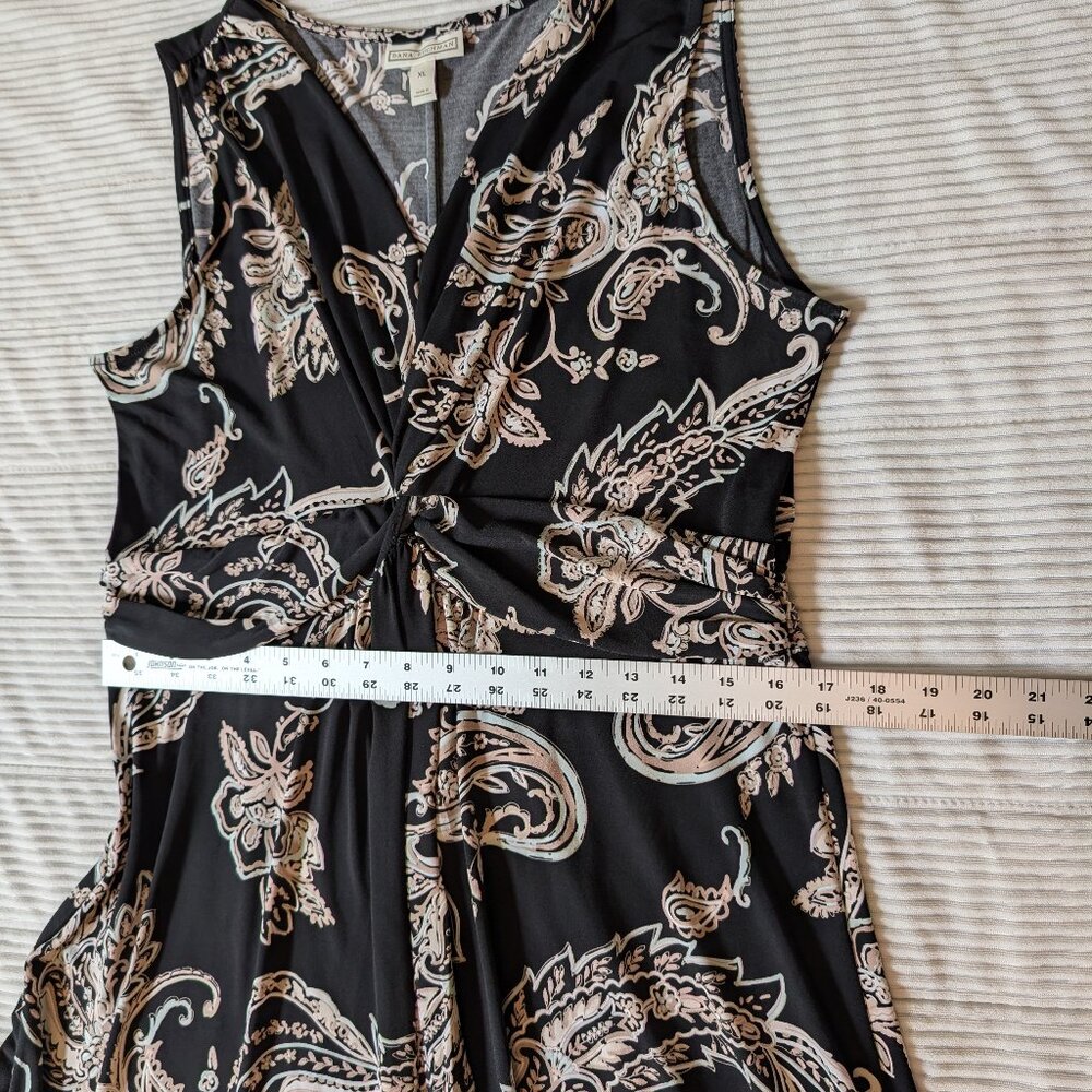 Dana Buchman sleeveless a-line shift dress paisley print XL EUC - Picture 6 of 11